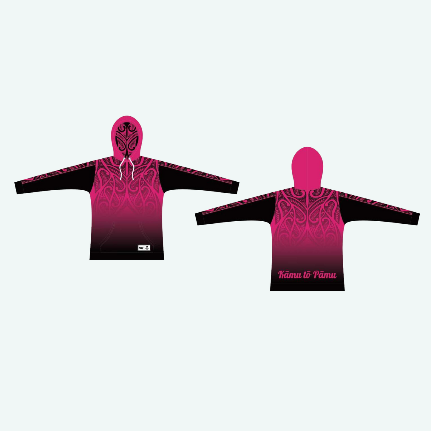 KIDS-Hi-Viz Hoodie Pink