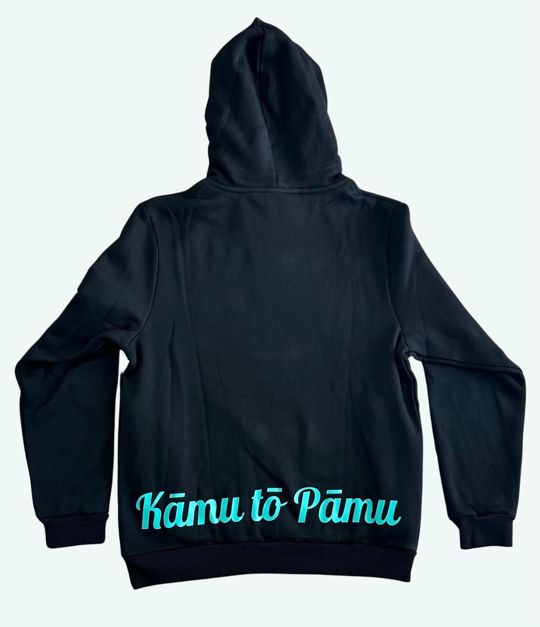 Mata Hoodie-Black/Turquoise