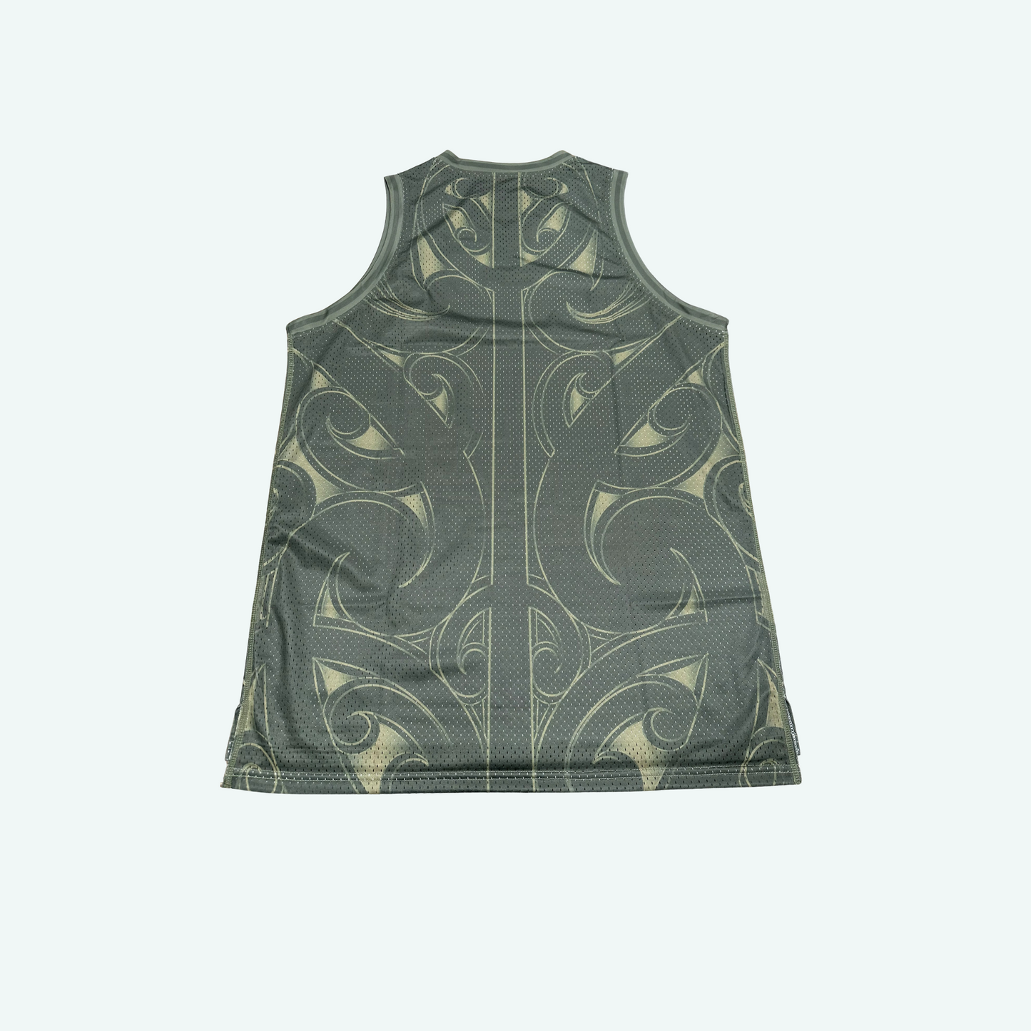 Whenua Singlet Green