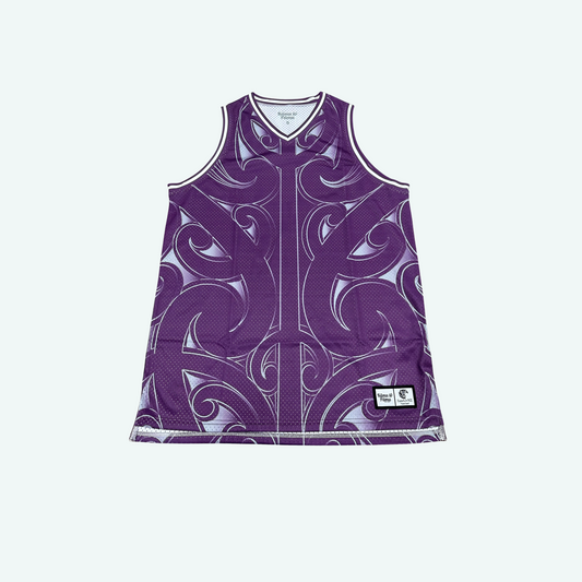 Whenua Singlet Purple