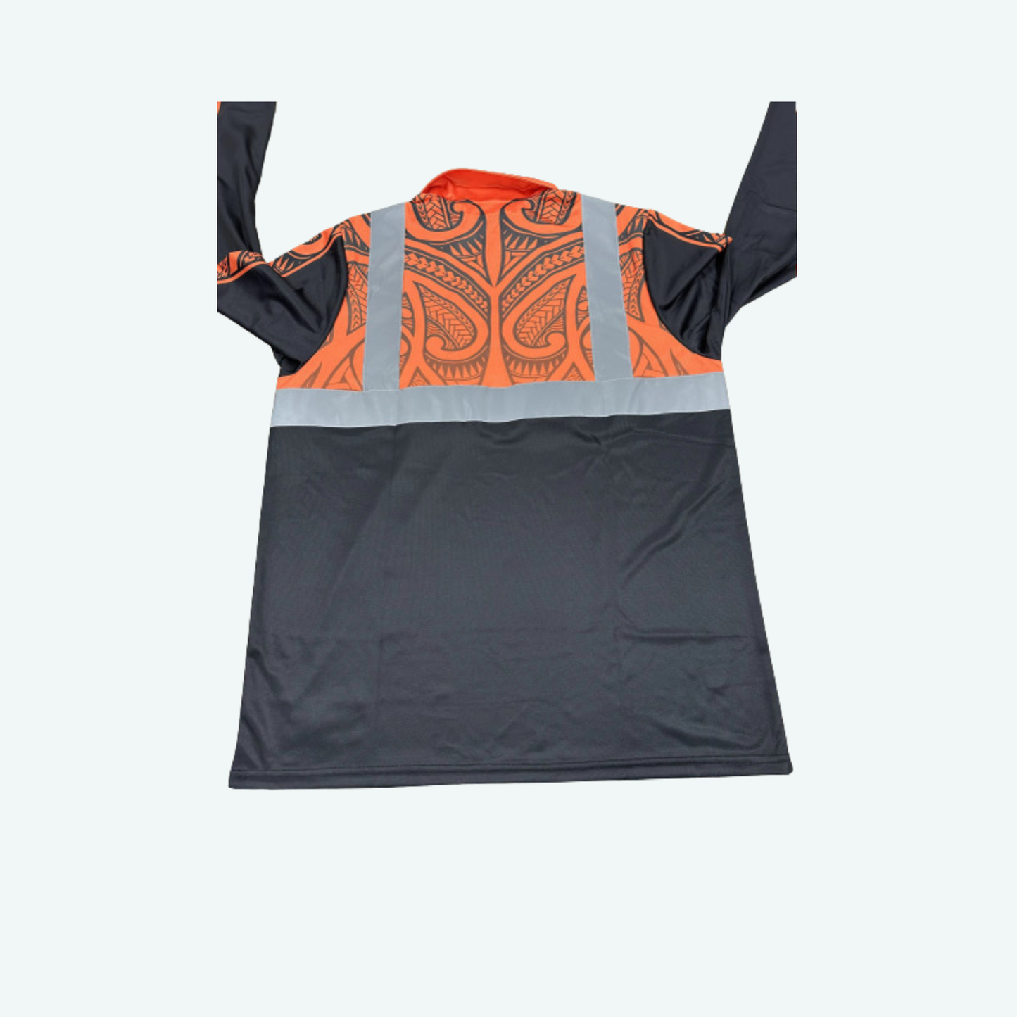 Hi-Viz Reflective Orange Long Sleeve Polo